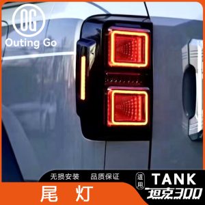 Светодиодные задние фонари в стиле "звездное небо" для TANK 300 с эффектом туннеля и динамическими указателями поворота