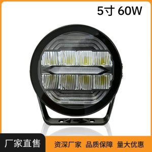مصباح LED دائري مقاس 5 بوصات للطرق الوعرة مع إضاءة DRL ثنائية اللون، مناسب لسيارة TANK 300 وجميع مركبات الدفع الرباعي