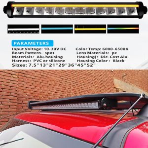شريط إضاءة سقف LED للطرق الوعرة مع أضواء يومية RGB للسيارات من طراز TANK 300 والمركبات الرباعية