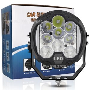 مصباح LED أمامي ثلاثي الجوانب بحجم 7 بوصة لتعديلات الطرق الوعرة لسيارة TANK 300