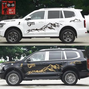 สติ๊กเกอร์ลายภูเขาสำหรับรถ Off-Road ติดข้างตัวถัง TANK 500