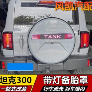 ฝาครอบป้องกันยางอะไหล่ทำจากสแตนเลส สำหรับรถ TANK 300 รุ่น Urban และ Off-Road