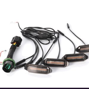 مصابيح LED برتقالية للشبكة الأمامية لسيارات TANK 300 وTANK 500 – مصابيح زخرفية بغلاف دخاني