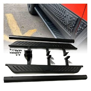 Anti-Rust Side Step Running Boards with Anti-Collision Bars for TANK 300