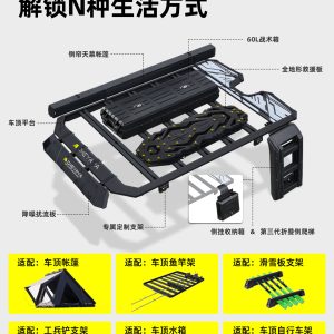 อลูมิเนียมอัลลอยด์แร็คหลังคาและระบบจัดเก็บสัมภาระสำหรับ TANK 300 / 400 / 500 / 700