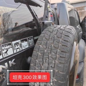 แท่นยึดยางอะไหล่ 3-in-1 สำหรับ TANK 300 – รองรับเสาอากาศ เสาธง และไฟท้าย