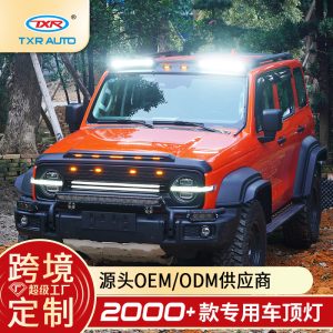 مجموعة أضواء LED النهارية والمصابيح البحثية للتركيب على السقف لسيارات TANK 300 و TANK 500