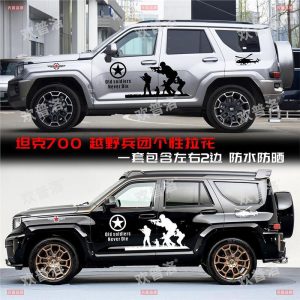 ชุดสติกเกอร์แต่งตัวถัง Off-Road Brother Band สำหรับ TANK 700