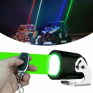 مصابيح LED RGB على شكل سياط مع قضيب علم وإضاءة جوية للسيارة TANK 300 والمركبات الرباعية الدفع