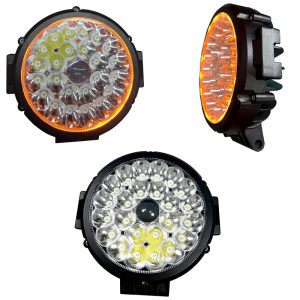 مصباح LED دائري مقاس 7 بوصات بقوة 90 واط وسطوع عالٍ للاستخدام خارج الطرق، مع إضاءة نهارية لسيارة TANK 300