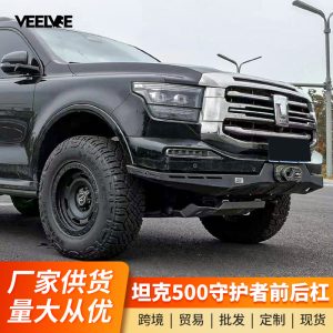 TANK 500 Guardian ชุดป้องกันกันชนหลังสำหรับการขับขี่ออฟโรด – สีดำด้าน