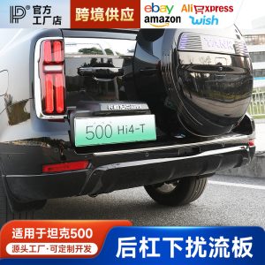 ชุดสปอยเลอร์กันกระแทกด้านล่างและกรอบสปอร์ตสำหรับกันชนหลัง รุ่น TANK 500 / TANK 500 Hi4-T