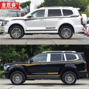 Off-Road Body Waistline Graphic Decals for TANK 500 Side Decoration