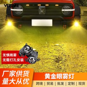 LED Double Lens Fog Lamp Assembly for TANK 300, High Brightness Yellow Light Integrated High/Low Beam