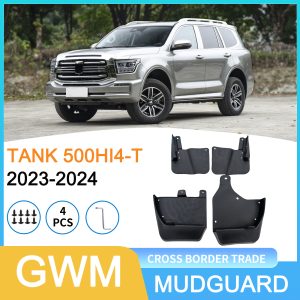 บังโคลนหน้าหลังสีดำสำหรับ TANK 500 Hi4-T (2023-2024)
