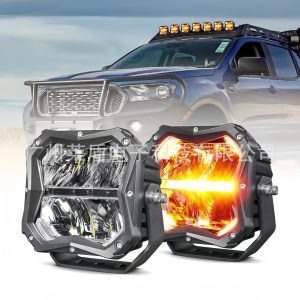 ไฟสปอตไลท์ LED ขนาด 5 นิ้วสำหรับการขับขี่ออฟโรด พร้อมไฟ DRL สำหรับ TANK 300 และรถ 4x4 ทั่วไป