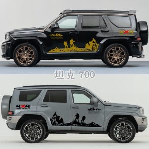 สติ๊กเกอร์ข้างตัวถังสไตล์ออฟโรดและลายแข่งสำหรับ TANK 700 Hi4-T