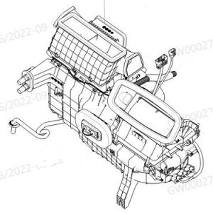 ชิ้นส่วนแอร์หน้าสำหรับ GWM Tank 300 หมายเลข OE: 8100600XKM14A