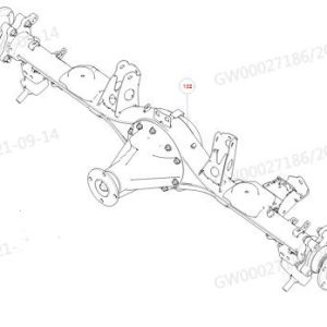 For GWM Tank 300 Rear Axle Assembly 2400100XKM01B