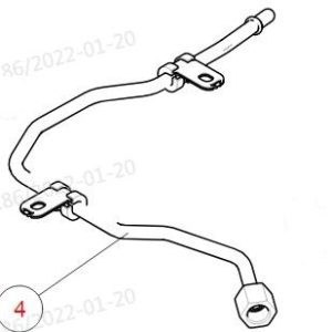 For GWM Tank 300 High Pressure Fuel Pump Inlet Pipe Assembly 1111020XEN03