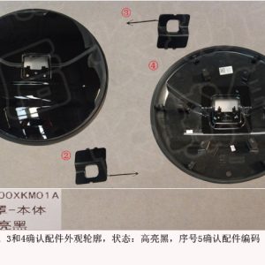 For GWM Tank 300 Spare Tire Cover 3100900XKM01A