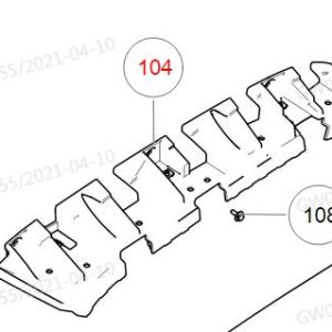 ชิ้นส่วนตัวยึดโค้งล้อหน้าซ้ายสำหรับ GWM Tank 300 หมายเลข OE: 5006169XKM01A