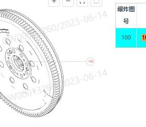 For GWM Tank 300 Dual Mass Flywheel Assembly 1005100XGW04A