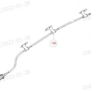Para o GWM Tank 500: Cabo de destrava da marcha P 1500106XGW04A
