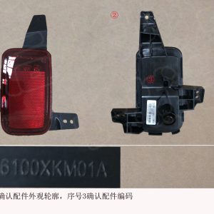 For GWM Tank 300 Left Rear Fog Lamp Assembly 4116100XKM01A