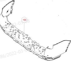 For GWM Tank 500 Rear Bumper 2804101XKV3AA