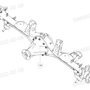 For GWM Tank 500 Rear Axle Assembly 2400101XKV1BA