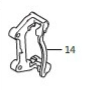 For GWM Tank 300 Front Right Brake Caliper Bracket 3501116XPW06A