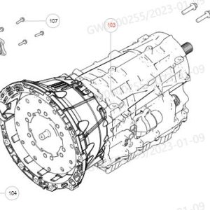 For GWM Tank 500 Automatic Transmission Assembly 1500000CAB202B