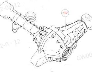 For GWM Tank 300 500 Front Reducer Assembly 2302109XGW04A