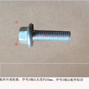 For GWM Tank 300 Engine System Hex Flange Bolt Q1840620FD720E
