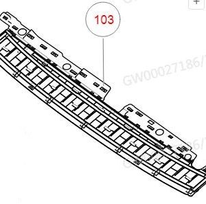 For GWM Tank 500 Rear Bumper Upper Guard Plate Assembly 2804108XKV3AA