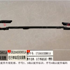 For GWM Tank 300 Right Luggage Rack Assembly 5709600XKM01A