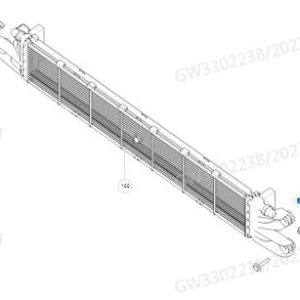 For GWM Tank 300 Motor Radiator Assembly 2127118XGW04A