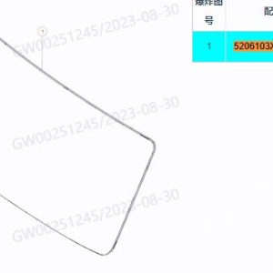 For GWM Tank 300 Front Windshield Glass Assembly 5206103XKM01A