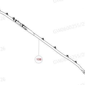 مجموعة وسادة هواء الستار الجانبية اليمنى لسيارة GWM Tank 500، رقم 5820320XKV3AA