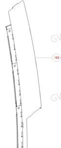 For GWM Tank 500 Left Front Door Rear Window Frame Trim Panel Assembly 6113310XKV3AA