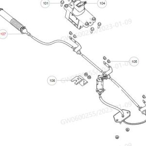 For GWM Tank 500 P Gear Unlock Cable 1500112XGW04A