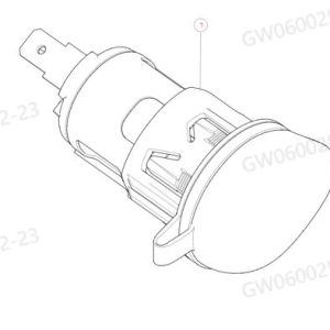 For GWM Tank 300 Side Trim Backup Power Supply 3730200XKM13A