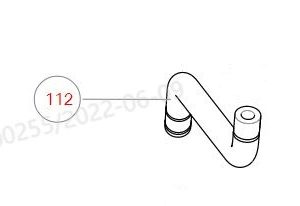1205111XGW04A Exhaust Differential Pressure Sensor Low Pressure Hose For GWM Tank 300 Tank 500