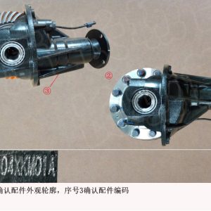 For GWM Tank 300 Rear Reducer and Electronic Differential Lock Assembly 2402404XKM01A