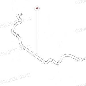 For GWM Tank 300 Front Transverse Stabilizer Bar 2906500XGW04A