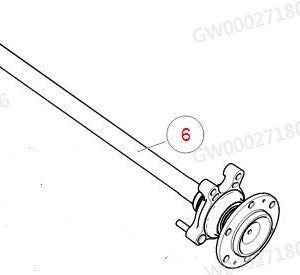 For GWM Tank 500 Axle Shaft Assembly 2403604XGW04A