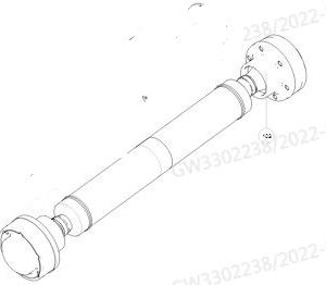For GWM Tank 300 Front Axle Drive Shaft Assembly 2203117XGW04A