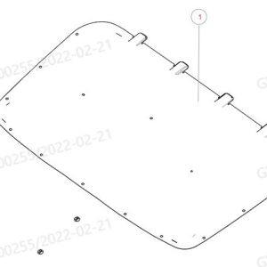 For GWM Tank 300 Hood Insulation Layer 8402120XKM13A