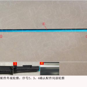 For GWM Tank 500 Right Rear Door Outer Weatherstrip 6207114XKV3AA